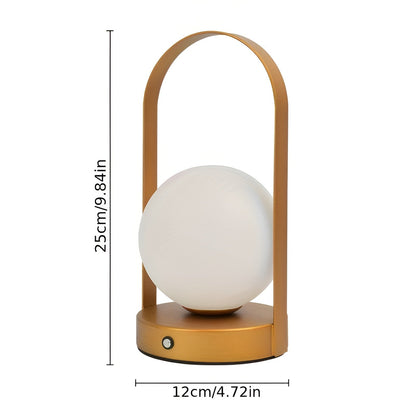 LumiSphere LED Lampe – Kabellos & Wiederaufladbar