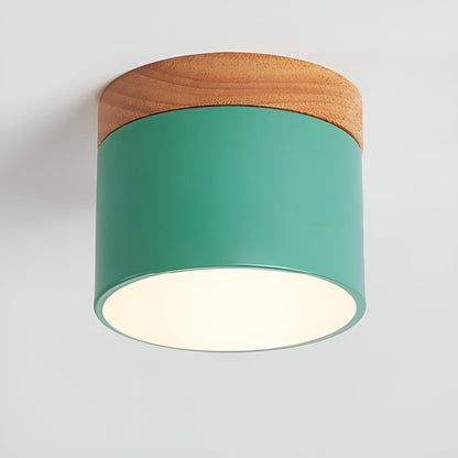 Pastel Shine - Macaron Holzmaserung Lampe