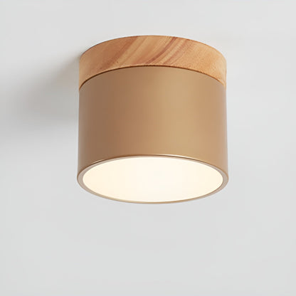 Pastel Shine - Macaron Holzmaserung Lampe