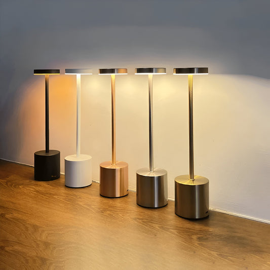 Velumo – LED-Lampe im Retro-Look mit kabellosem Ladegerät