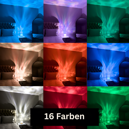 Tesseract-Projektion RGB-Nachtlicht