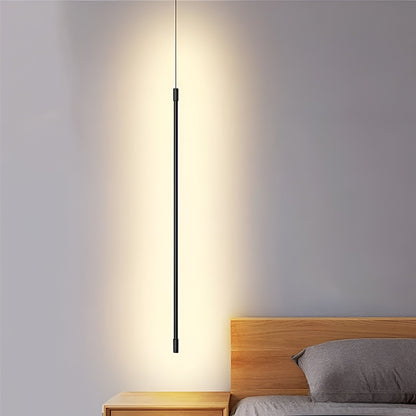 LineGlow – Minimalistische Schwarze LED-Pendelleuchte im Designerlook