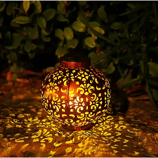 SolarCove – Wetterfeste Vintage-Solar-Außenlampe mit warmem Licht