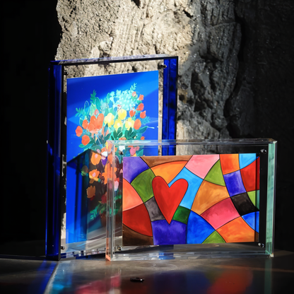 RetroFrame – Acryl Bilderrahmen im 80s-Stil