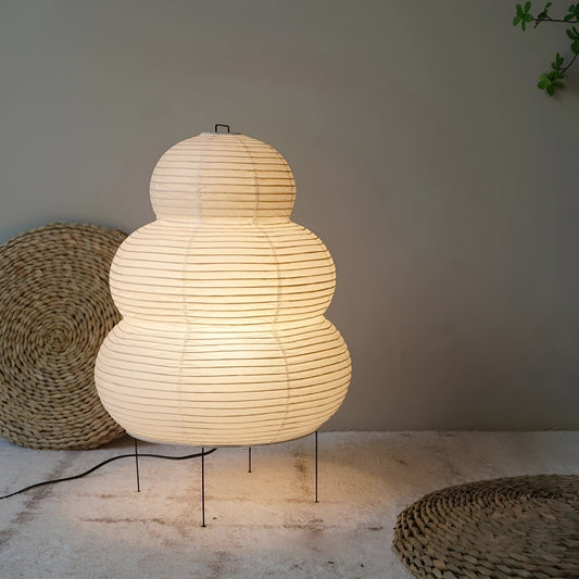 Japanischer Stil – Reispapier-Kunstlampe
