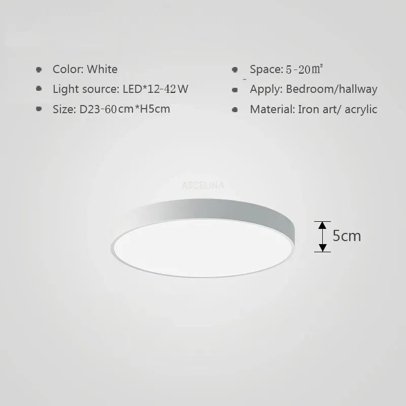 Pastellfarbene Deckenlampe aus Holz für Schlafzimmer und Wohnzimmer