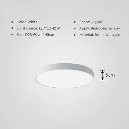 Pastellfarbene Deckenlampe aus Holz für Schlafzimmer und Wohnzimmer