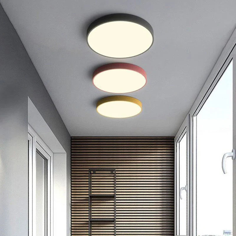 Pastellfarbene Deckenlampe aus Holz für Schlafzimmer und Wohnzimmer