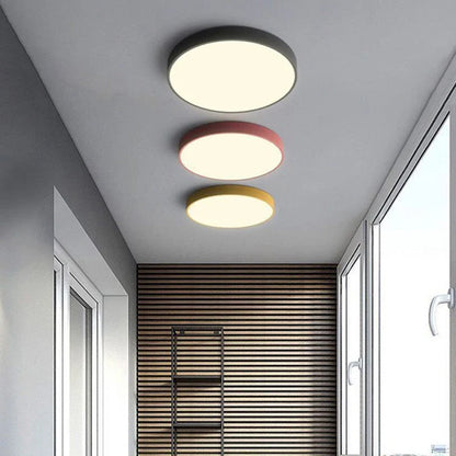 Pastellfarbene Deckenlampe aus Holz für Schlafzimmer und Wohnzimmer