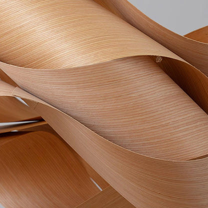 Ayumi – Japanischer Holz-Glas Kronleuchter