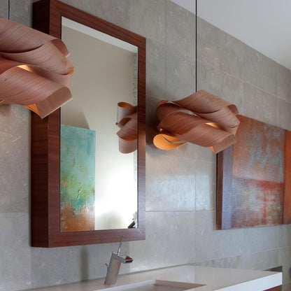 Ayumi – Japanischer Holz-Glas Kronleuchter