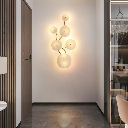 Olivia – Wandleuchte im Lotusblüten-Design