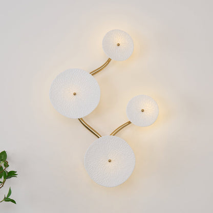 Olivia – Wandleuchte im Lotusblüten-Design
