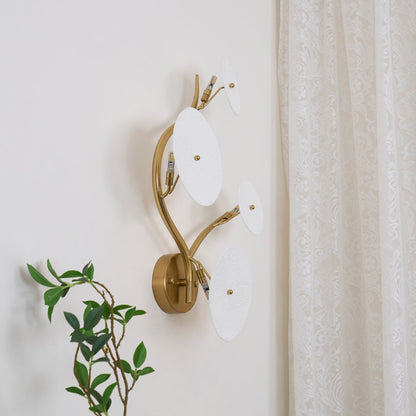 Olivia – Wandleuchte im Lotusblüten-Design