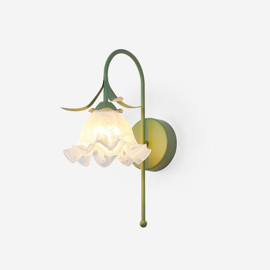 Neri – Wandleuchte im Orchideen-Design