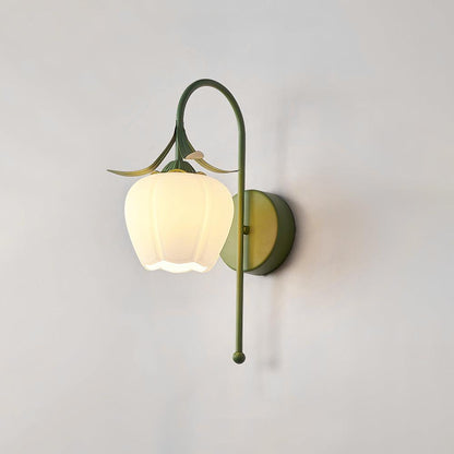 Neri – Wandleuchte im Orchideen-Design