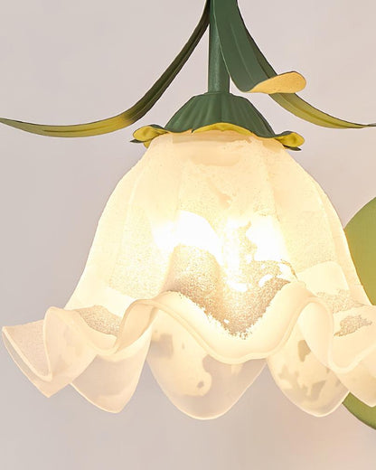 Neri – Wandleuchte im Orchideen-Design