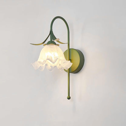 Neri – Wandleuchte im Orchideen-Design