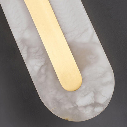 Alenya – Wandlampe aus Kupfer und Marmor