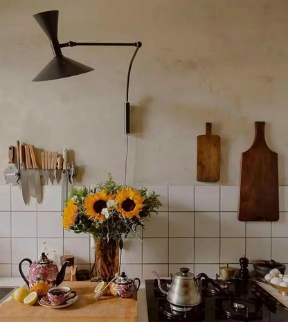 Shane – Einstellbare Wandleuchte im nordischen Stil mit LED