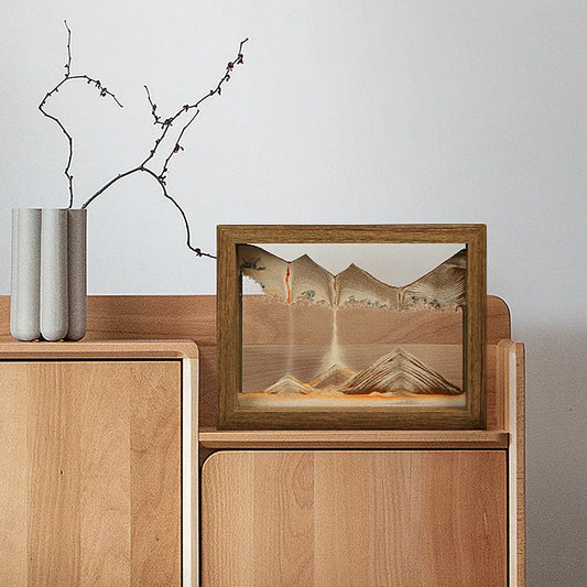 Irish – Drehende Sandkunst aus Glas für entspannte Wohnmomente