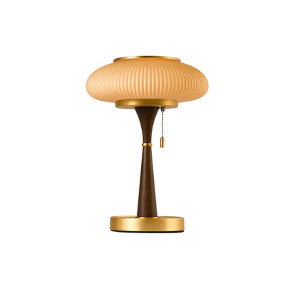 Noelia – Retro Tischlampe aus Holz