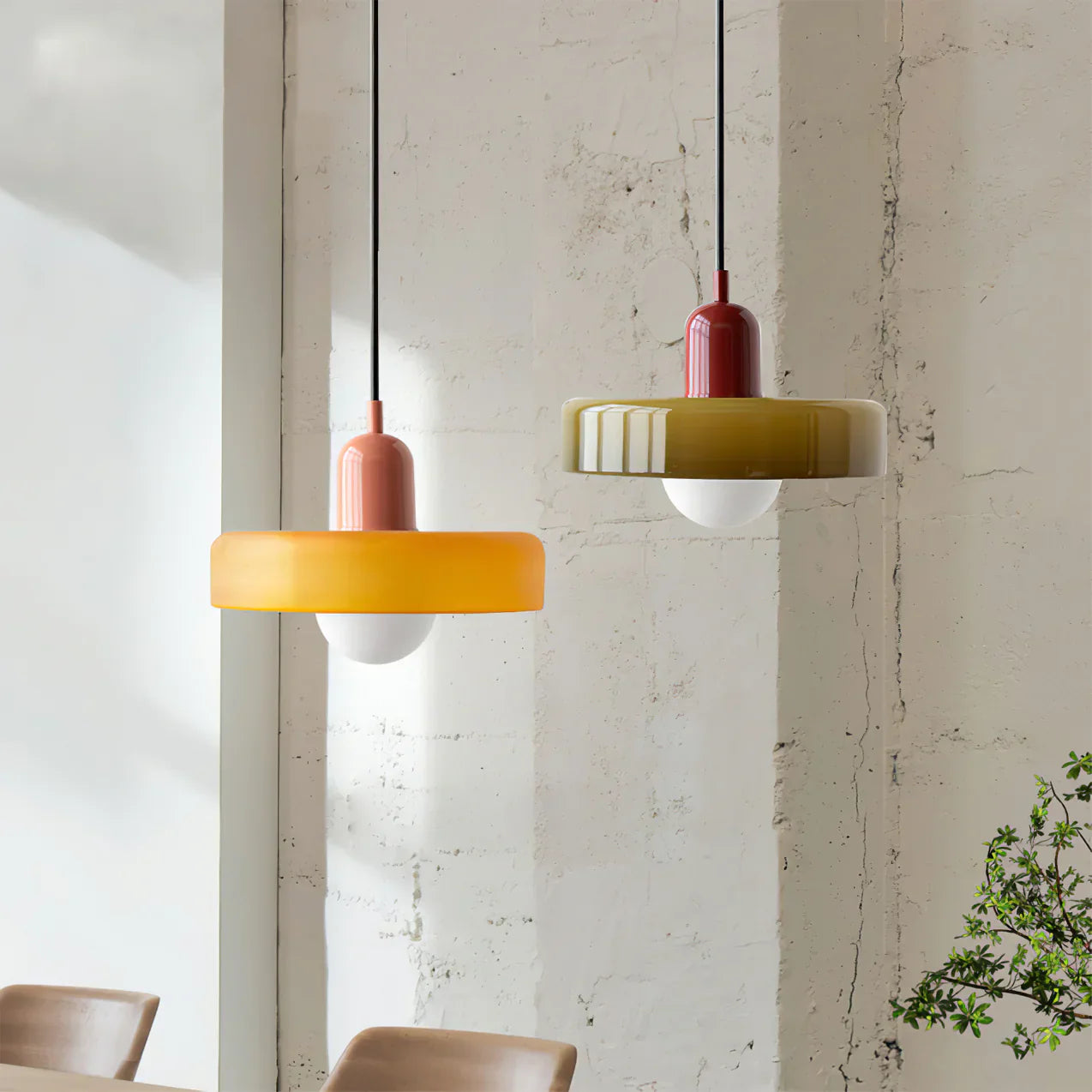 Mikela – Moderner, schlichter Glas-Kronleuchter