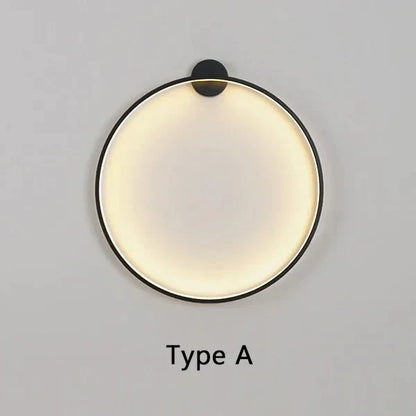 HaloLight – Minimalistische LED-Kreis-Wandleuchte mit weichem Schein