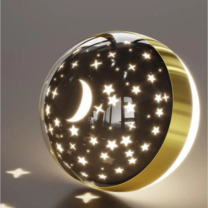 Astronaut Star Sky Kinderwandlampe