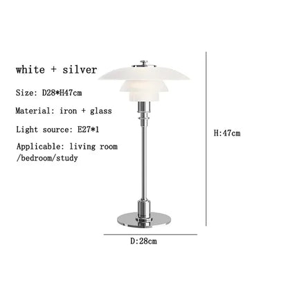 Dänische Retro Mid-Antike Tischlampe