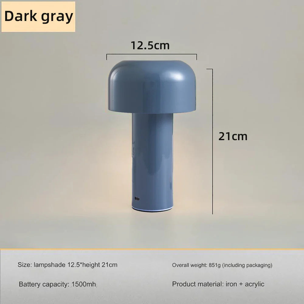 Nordic Mushroom Touch Tischlampe