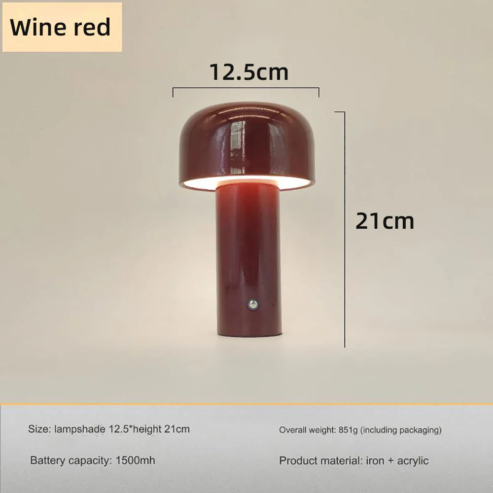 Nordic Mushroom Touch Tischlampe