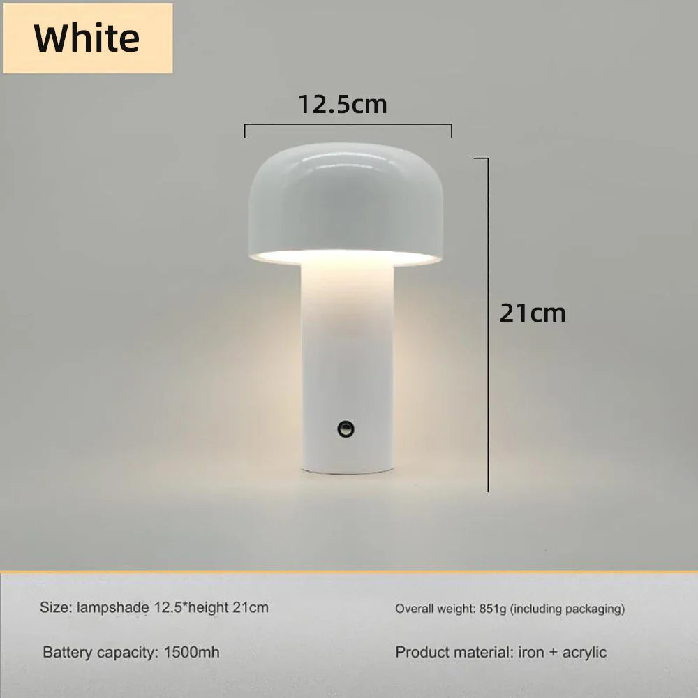 Nordic Mushroom Touch Tischlampe