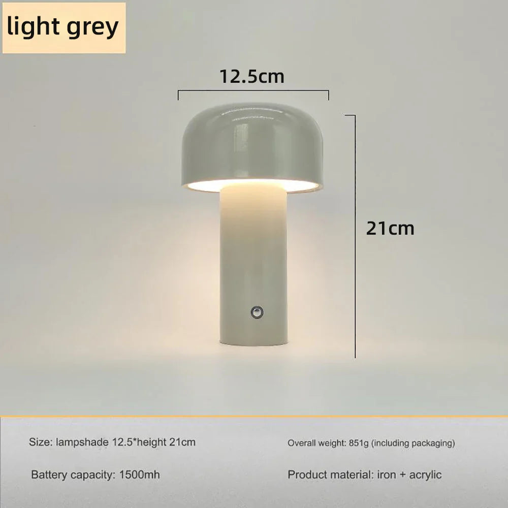 Nordic Mushroom Touch Tischlampe