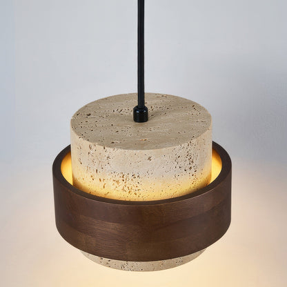 Nakoa – Wabi-Sabi Hängelampe mit Retro-Steinen