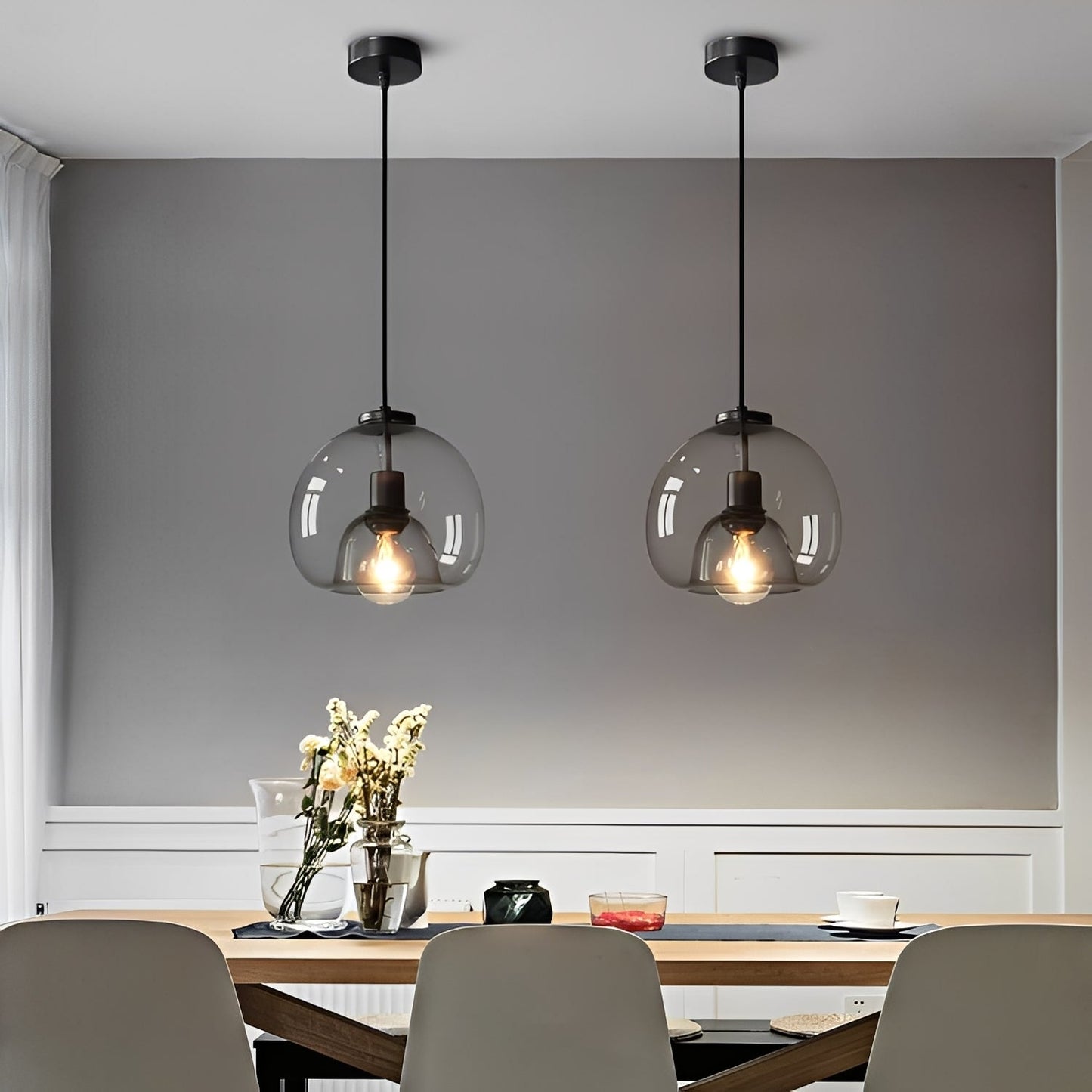 Milo – Nordische Minimalistische Glas-Pendelleuchte