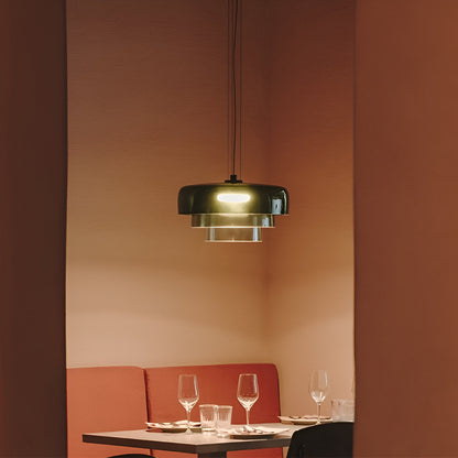 Raki – Nordischer Himmel Glas Pendelleuchte