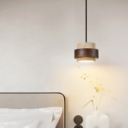Nakoa – Wabi-Sabi Hängelampe mit Retro-Steinen