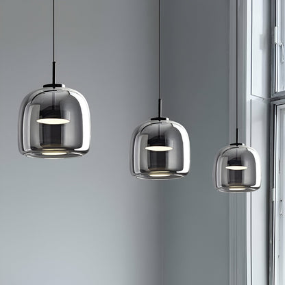 Solenn – Retro-Modernes Glas LED Pendelleuchte