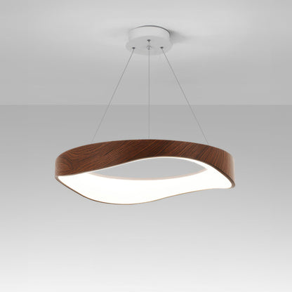 Alvara – Skandinavian Wood-Look Chandelier