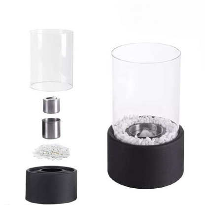 Lumea – Tragbare Glas-Tischfeuerlampe
