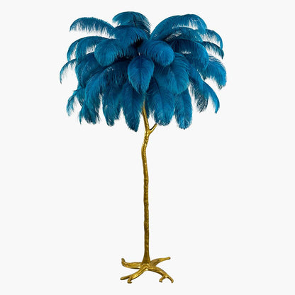 Felicitas – Dekorative Stehlampe mit Kunstharzfedern