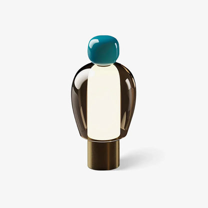 Vetra – Moderne, schlicht gestaltete Glastischlampe