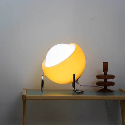 Aurelia – Retro-Stil Bauhaus Tischleuchte mit Glasdesign