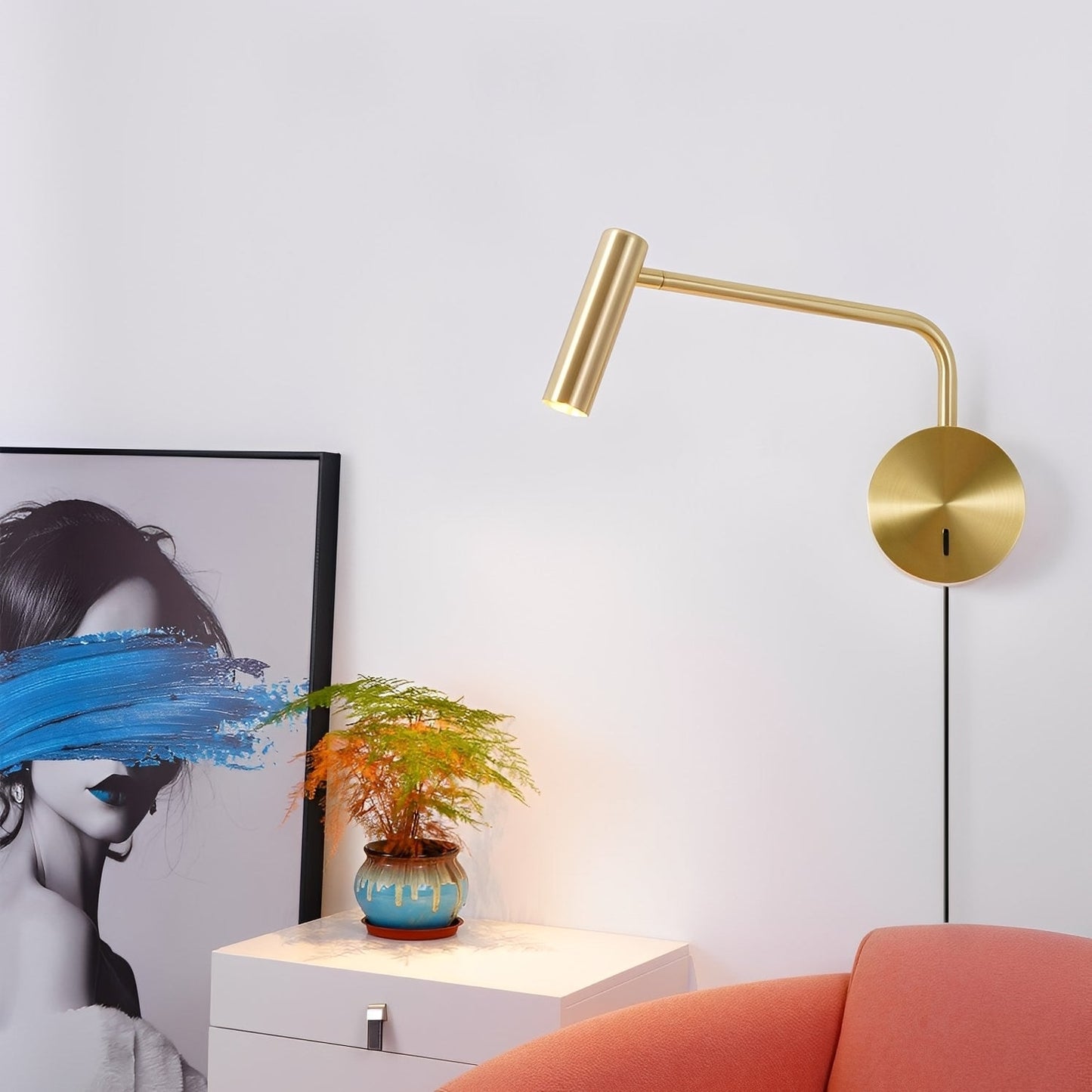 Rizo – Lese-Wandlampe mit Stecker