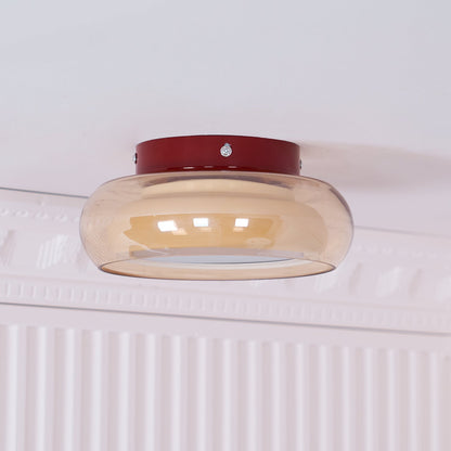 Zendi – Moderner Leuchter mit Glas-Schirm