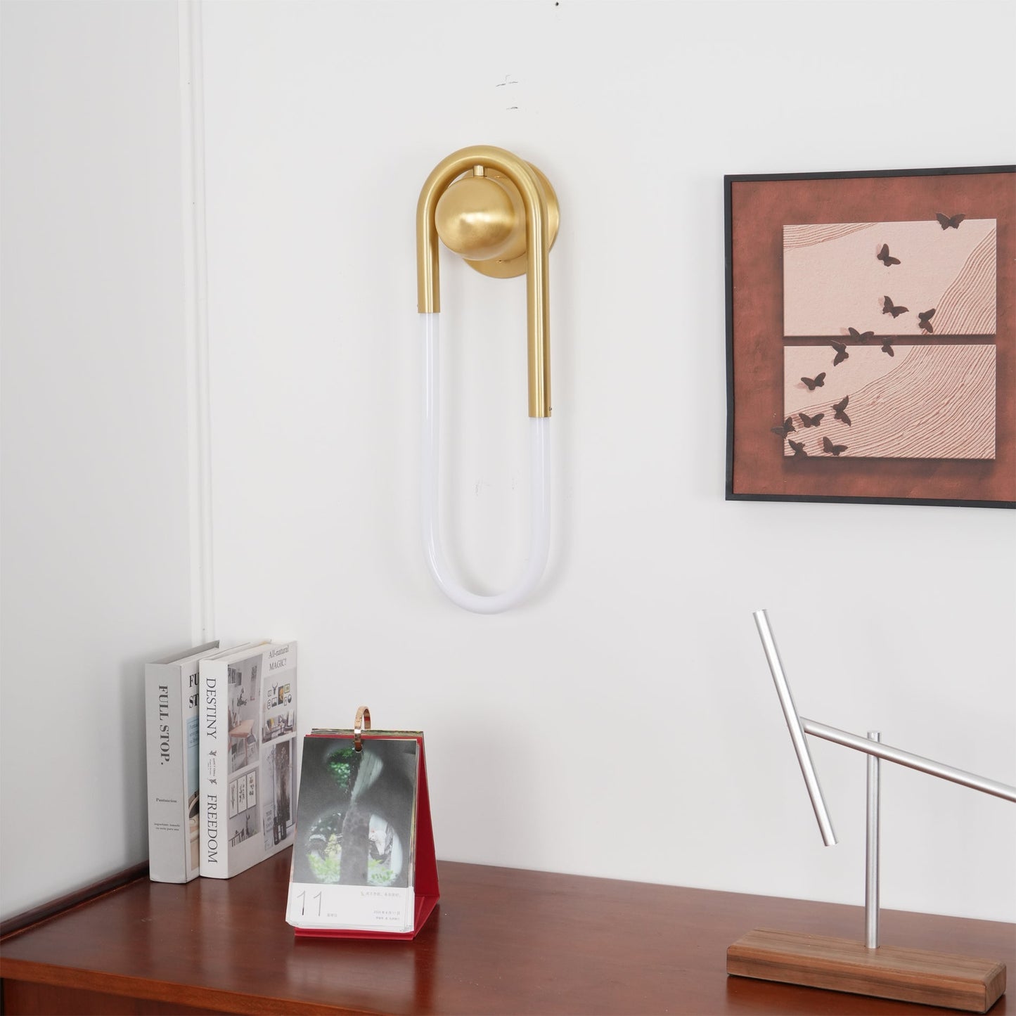 Runa – Elegante Kupfer-Wandleuchte