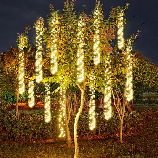Glenda – LED-Lichterkette in Warmweiß für Außenbereiche wie Garten und Balkon