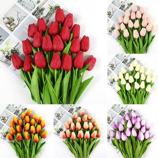 Künstliche Tulpensträuße in realistischer Optik