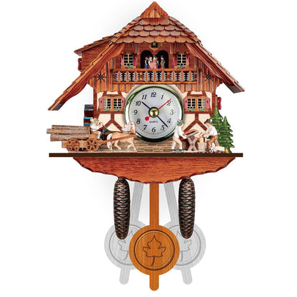 CuckooRetro – Nostalgische Kuckucksuhr im Vintage-Design